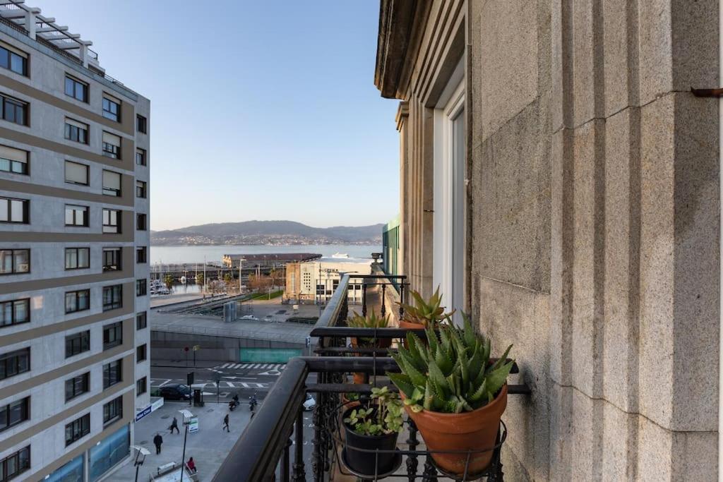 Apartamento Bonito Piso Con Vistas, Centrico, Acogedor Vigo Exterior foto